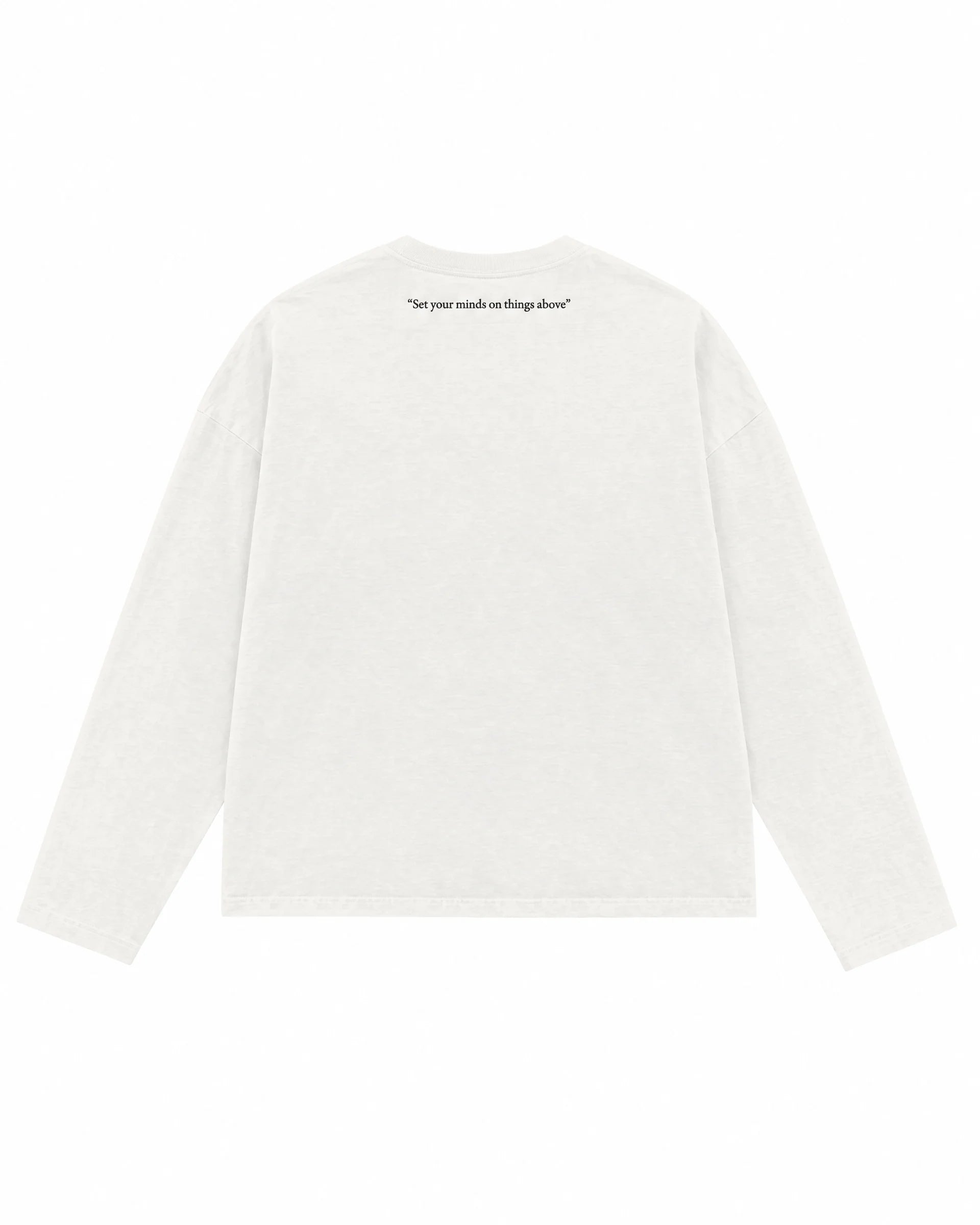 The Comic Longsleeve — White, back