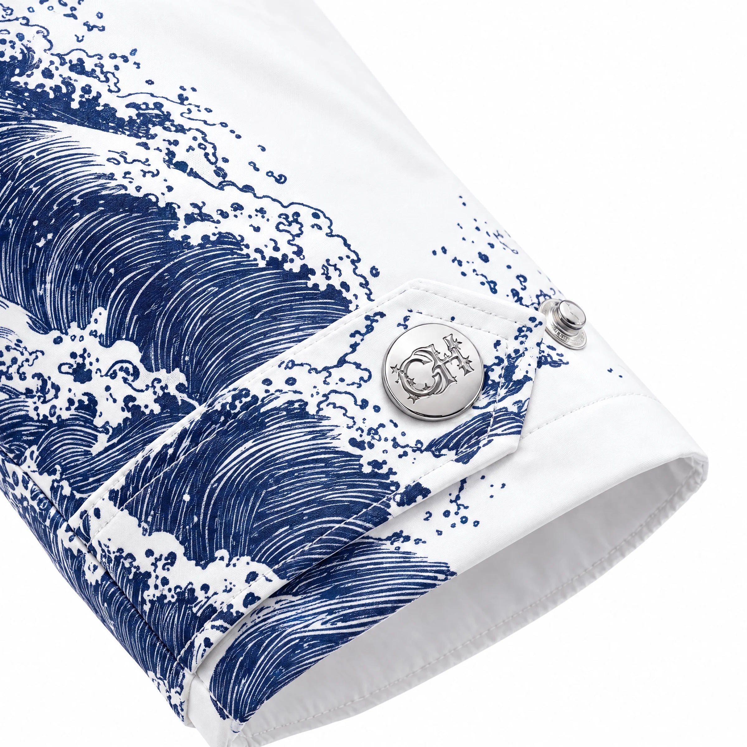 The Rain Shell EXODUS, wet sleeve fastening detail 