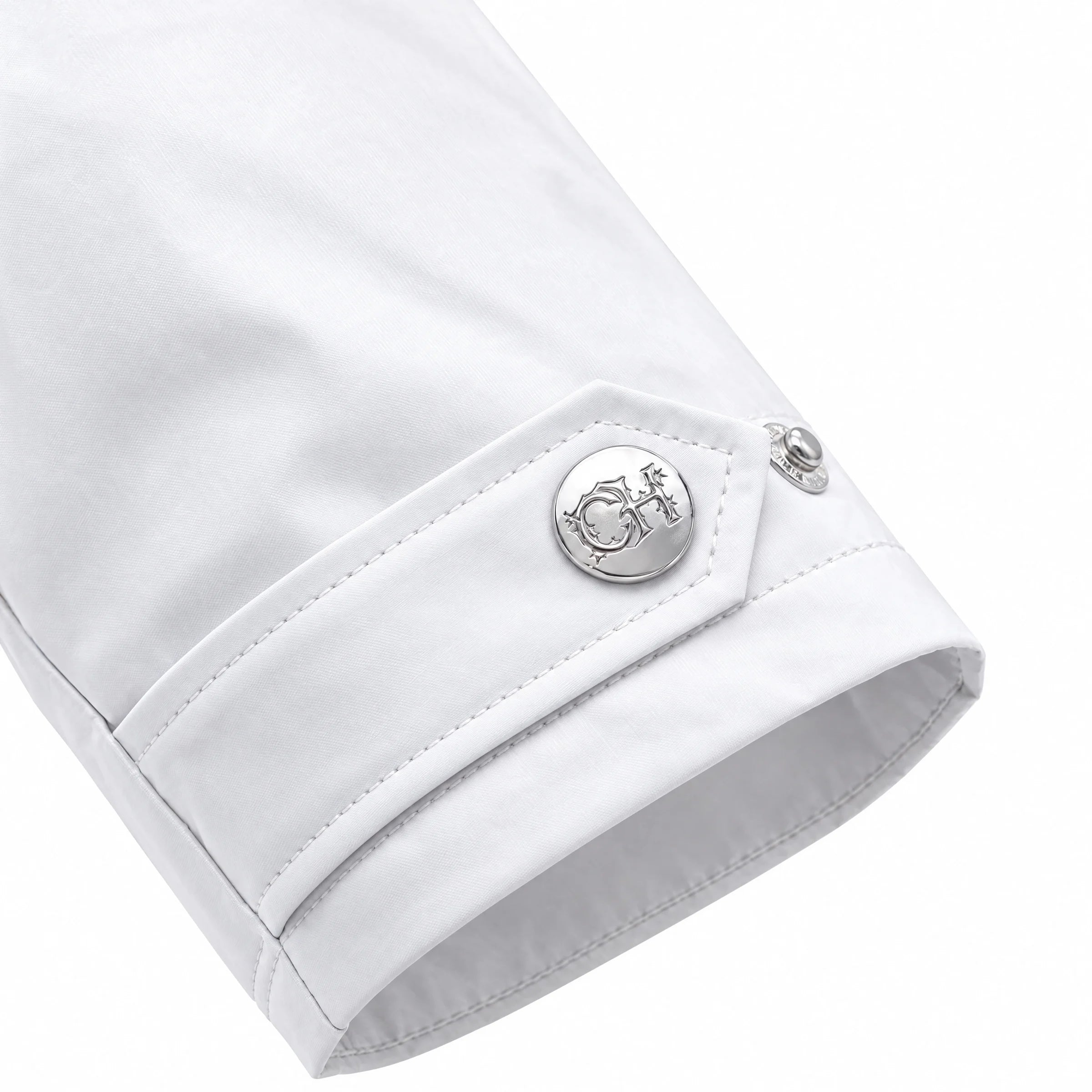 The Rain Shell ROMANS, wet sleeve fastening detail 