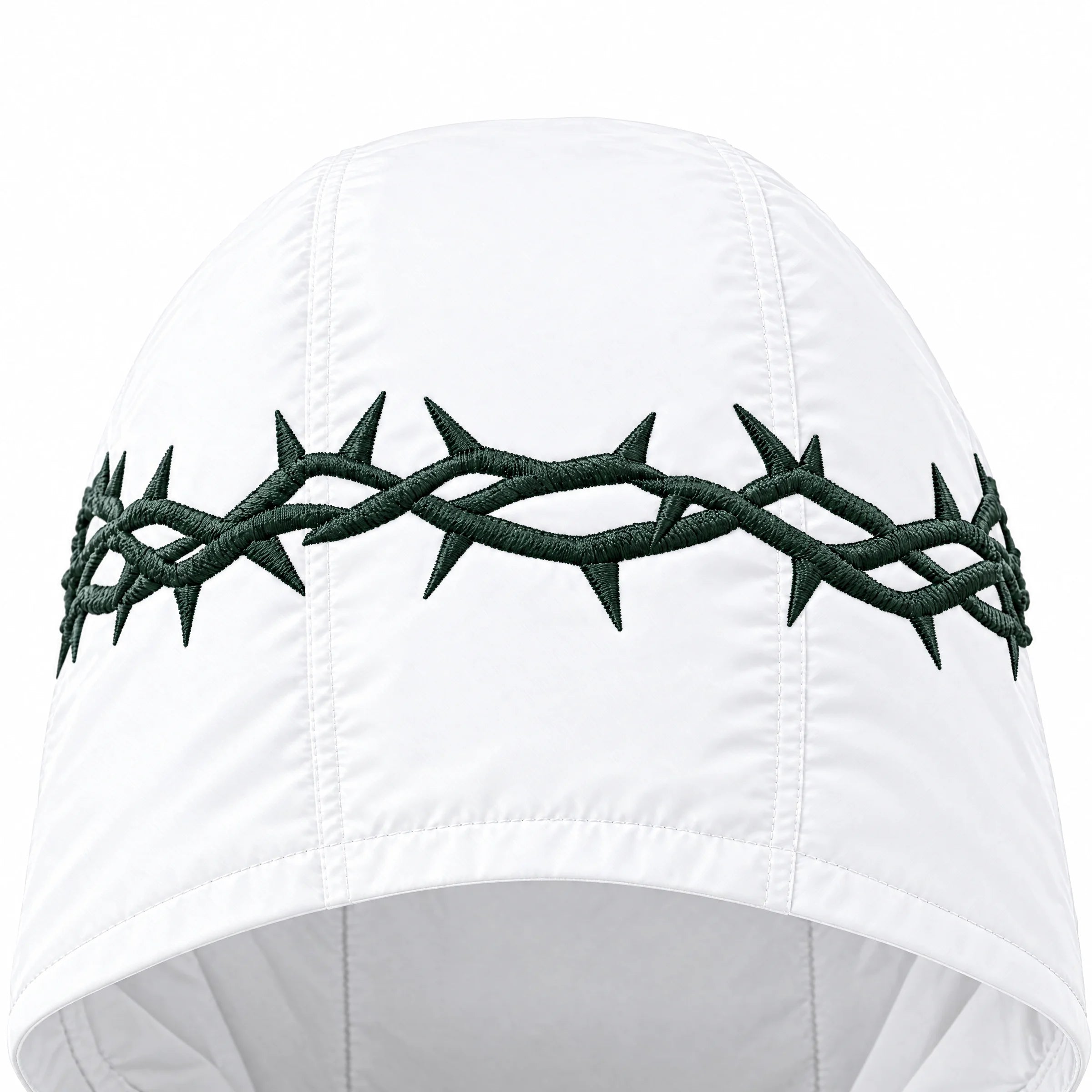 The Rain Shell ROMANS, wet hood embroidery 