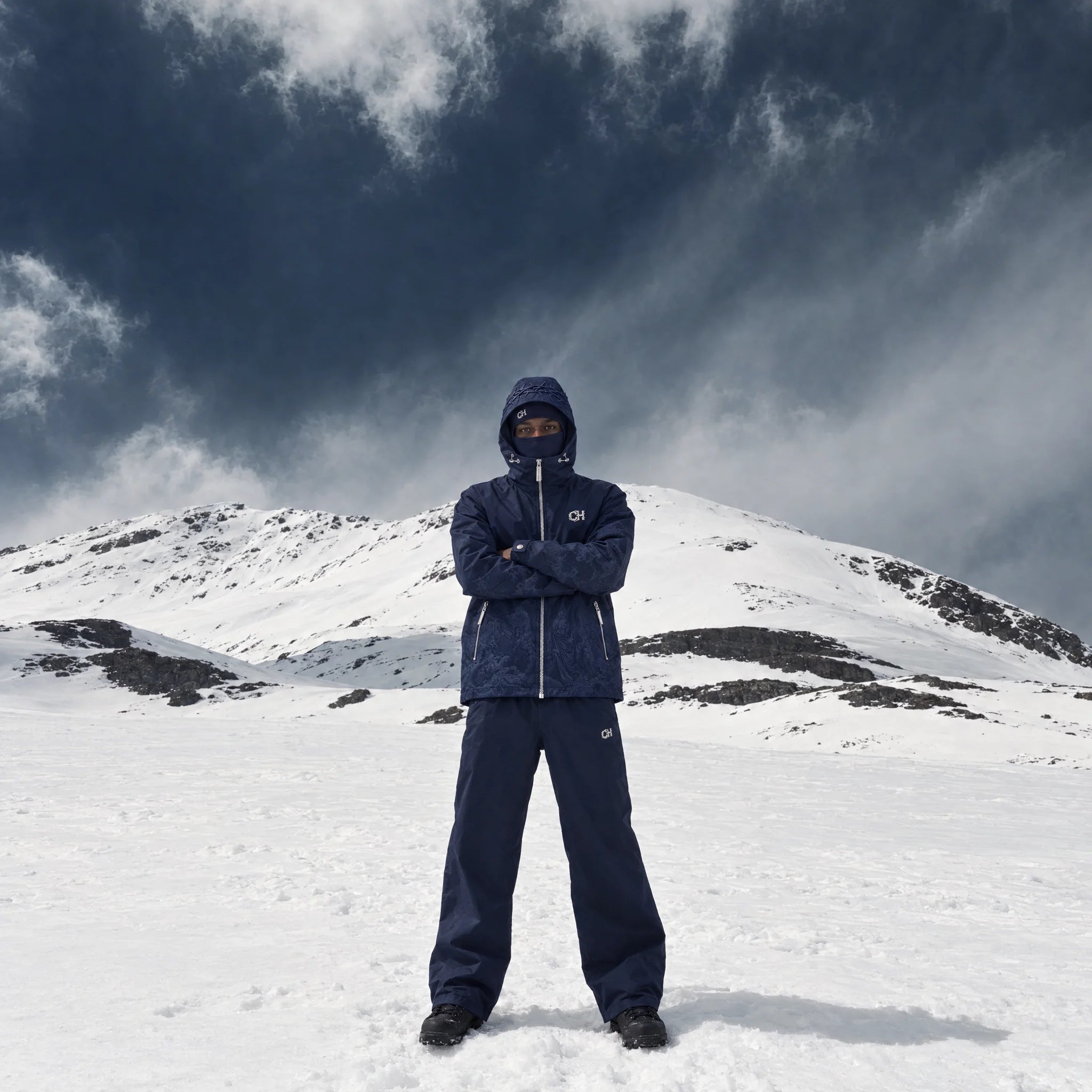 The Trousers EXODUS, worn by model, front 