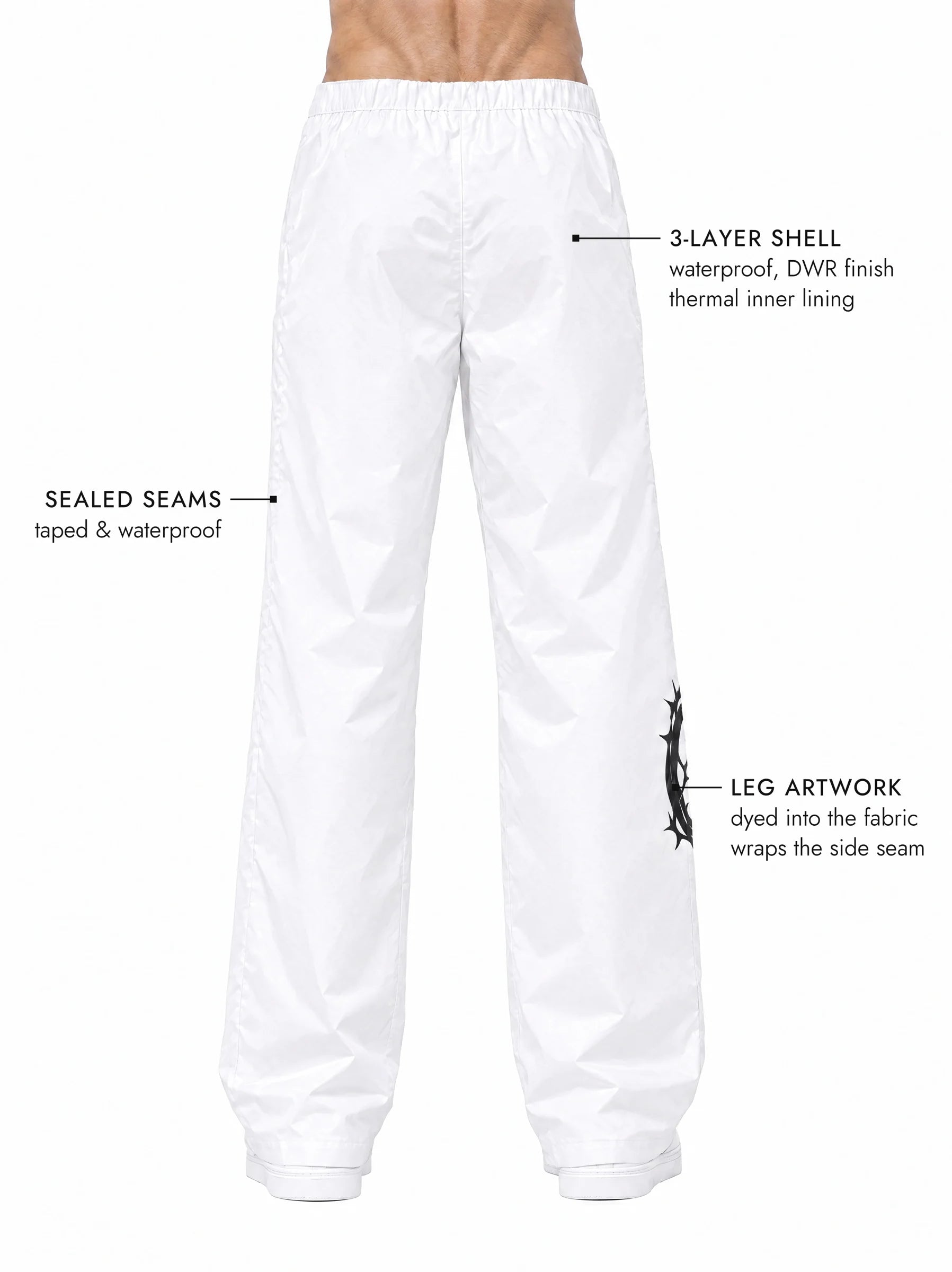 The Trousers ISAIAH, wet back 